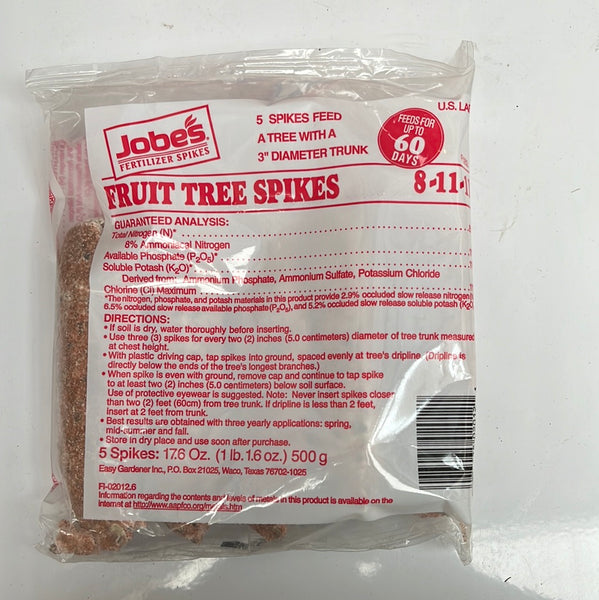 Fruit Tree Fertilizer Spikes